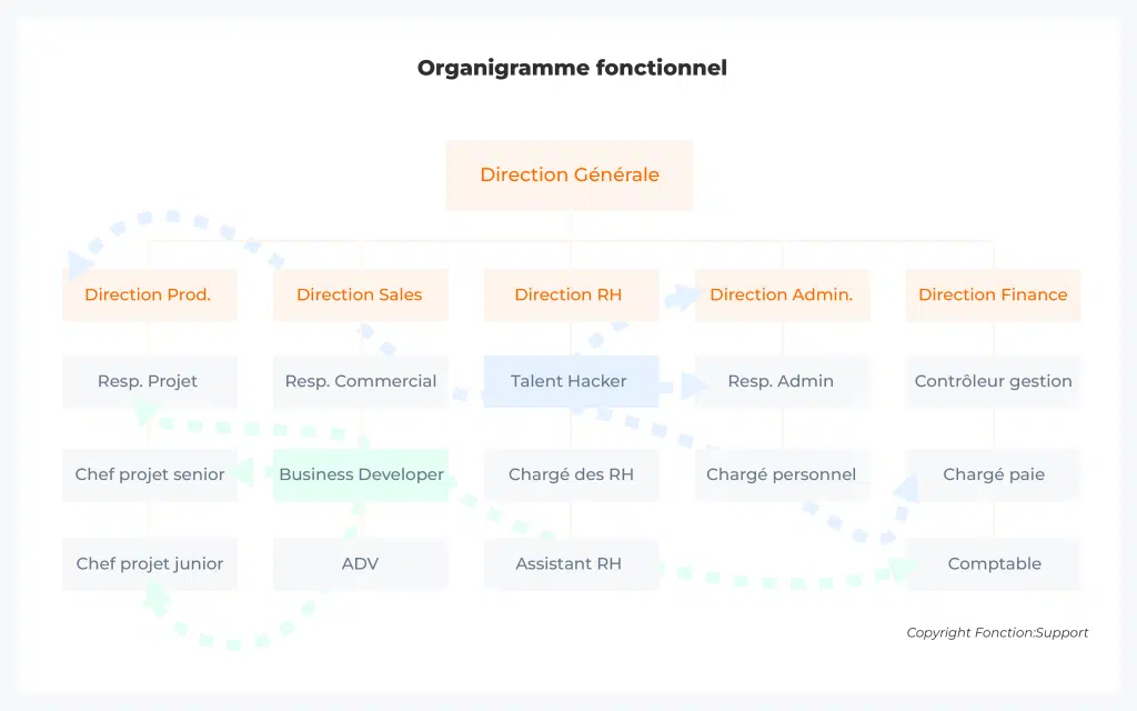 organigramme entreprise fonctionnel vf